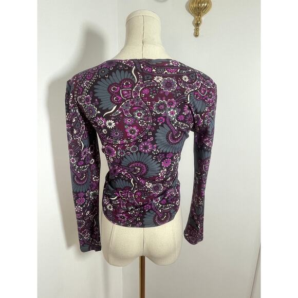 90s Y2K MINI MESH HIPPY TOP SMALL - Picture 3 of 5